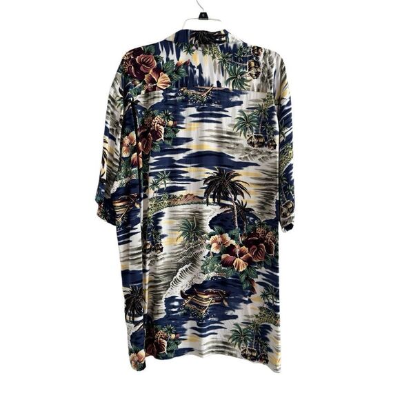 Hilo Hattie Hawaiian Shirt The Hawaiian Original Rayon Aloha Mens 2XL - Picture 2 of 6